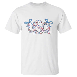 Coquette USA T Shirt Patriotic American Girl 4th of July TS10 White Print Your Wear