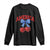 America Cherry Coquette Bow Long Sleeve Shirt 4th of July Patriotic TS10 Black Print Your Wear