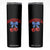 America Cherry Coquette Bow Skinny Tumbler 4th of July Patriotic TS10 Black Print Your Wear
