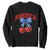 America Cherry Coquette Bow Sweatshirt 4th of July Patriotic TS10 Black Print Your Wear