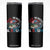 Funny Fishing Skinny Tumbler Red White Bruh Fisherman Gift American Flag TS10 Black Print Your Wear