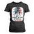 Party In USA Girls 4th of July T Shirt For Women Messy Bun USA TS10 Black Print Your Wear