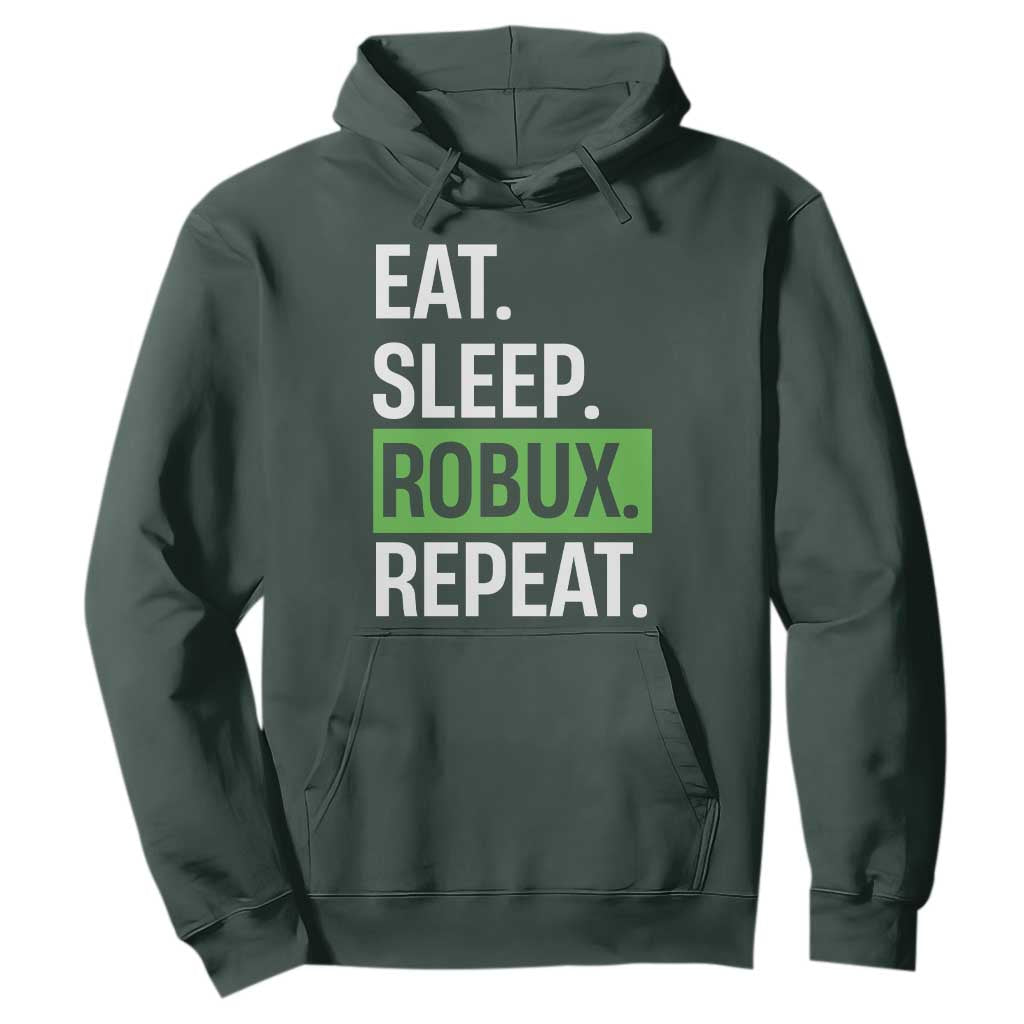 Eat Sleep Roblox Repeat Hoodie Funny Video Game Lovers Gamers