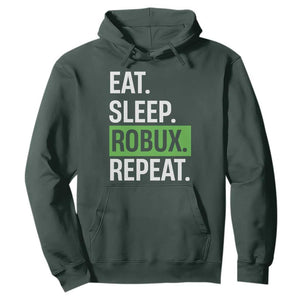Eat Sleep Roblox Repeat Hoodie Funny Video Game Lovers Gamers