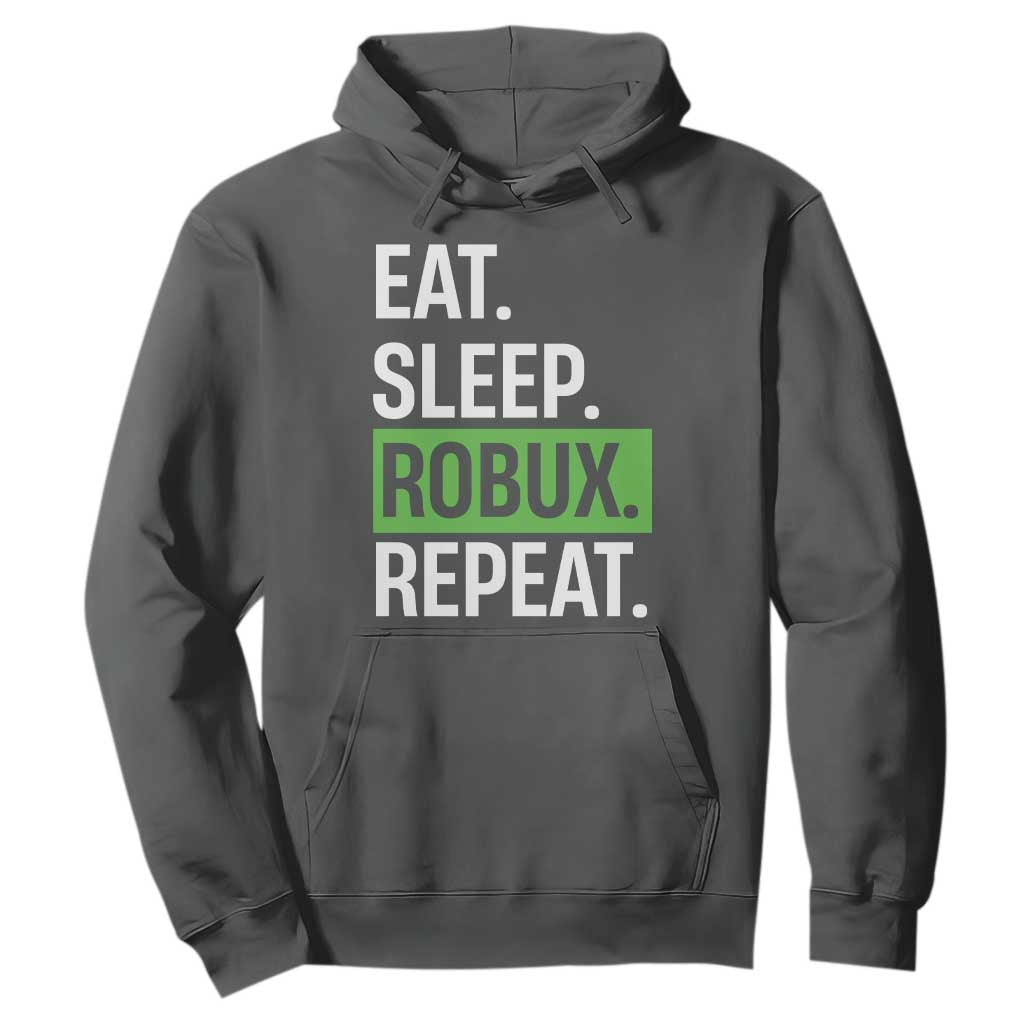 Eat Sleep Roblox Repeat Hoodie Funny Video Game Lovers Gamers
