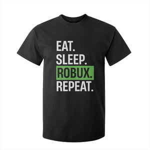 Eat Sleep Roblox Repeat T Shirt For Kid Funny Video Game Lovers Gamers