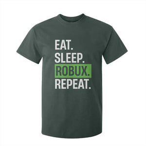 Eat Sleep Roblox Repeat T Shirt For Kid Funny Video Game Lovers Gamers