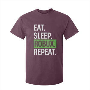 Eat Sleep Roblox Repeat T Shirt For Kid Funny Video Game Lovers Gamers