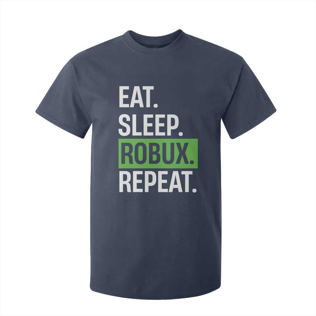 Eat Sleep Roblox Repeat T Shirt For Kid Funny Video Game Lovers Gamers