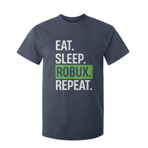 Eat Sleep Roblox Repeat T Shirt For Kid Funny Video Game Lovers Gamers