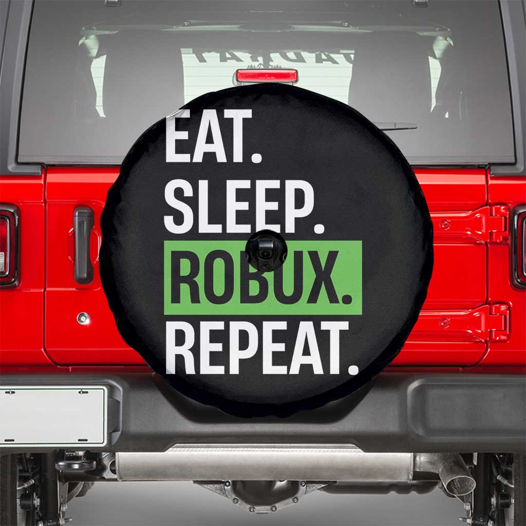 Eat Sleep Roblox Repeat Spare Tire Cover Funny Video Game Lovers Gamers