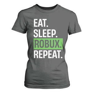 Eat Sleep Roblox Repeat T Shirt For Women Funny Video Game Lovers Gamers