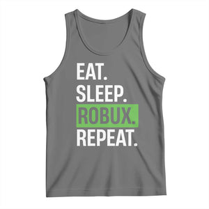 Eat Sleep Roblox Repeat Tank Top Funny Video Game Lovers Gamers