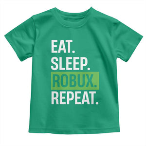 Eat Sleep Roblox Repeat Toddler T Shirt Funny Video Game Lovers Gamers