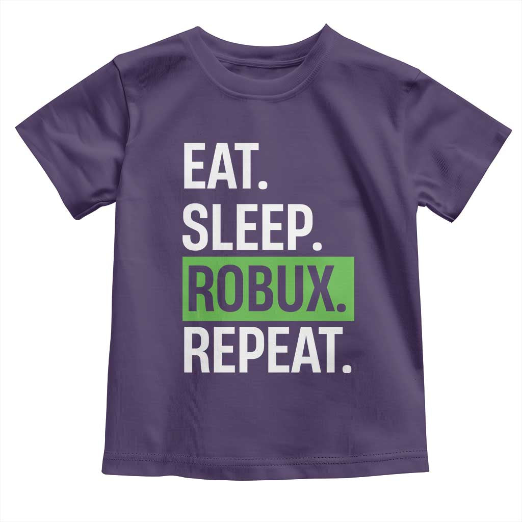 Eat Sleep Roblox Repeat Toddler T Shirt Funny Video Game Lovers Gamers