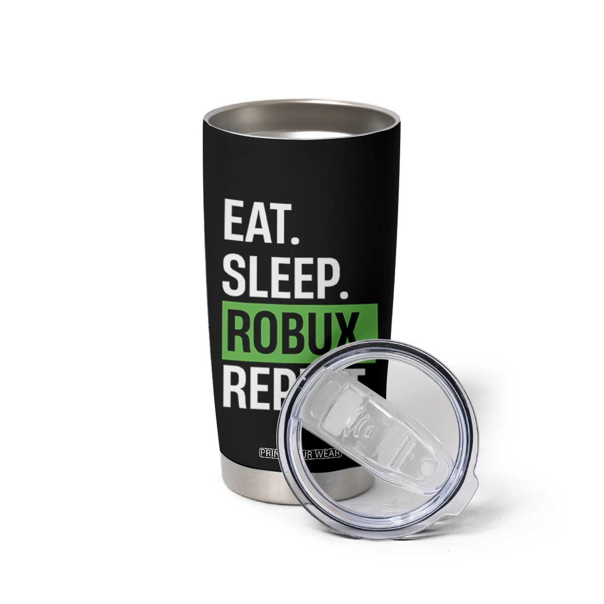 Eat Sleep Roblox Repeat Tumbler Cup Funny Video Game Lovers Gamers