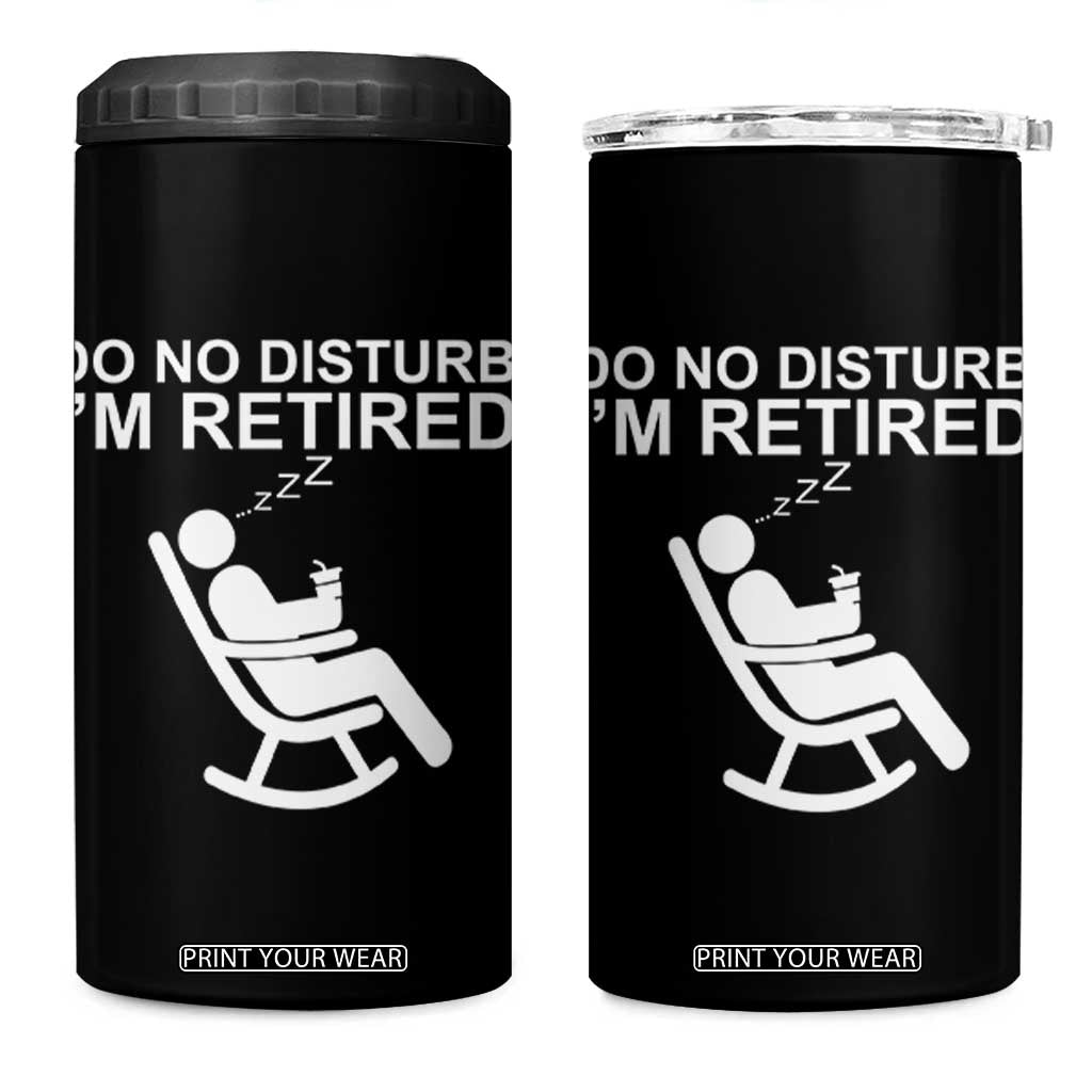 Retirement Gifts For Men 4 in 1 Can Cooler Tumbler Do Not Disturb Im Retired