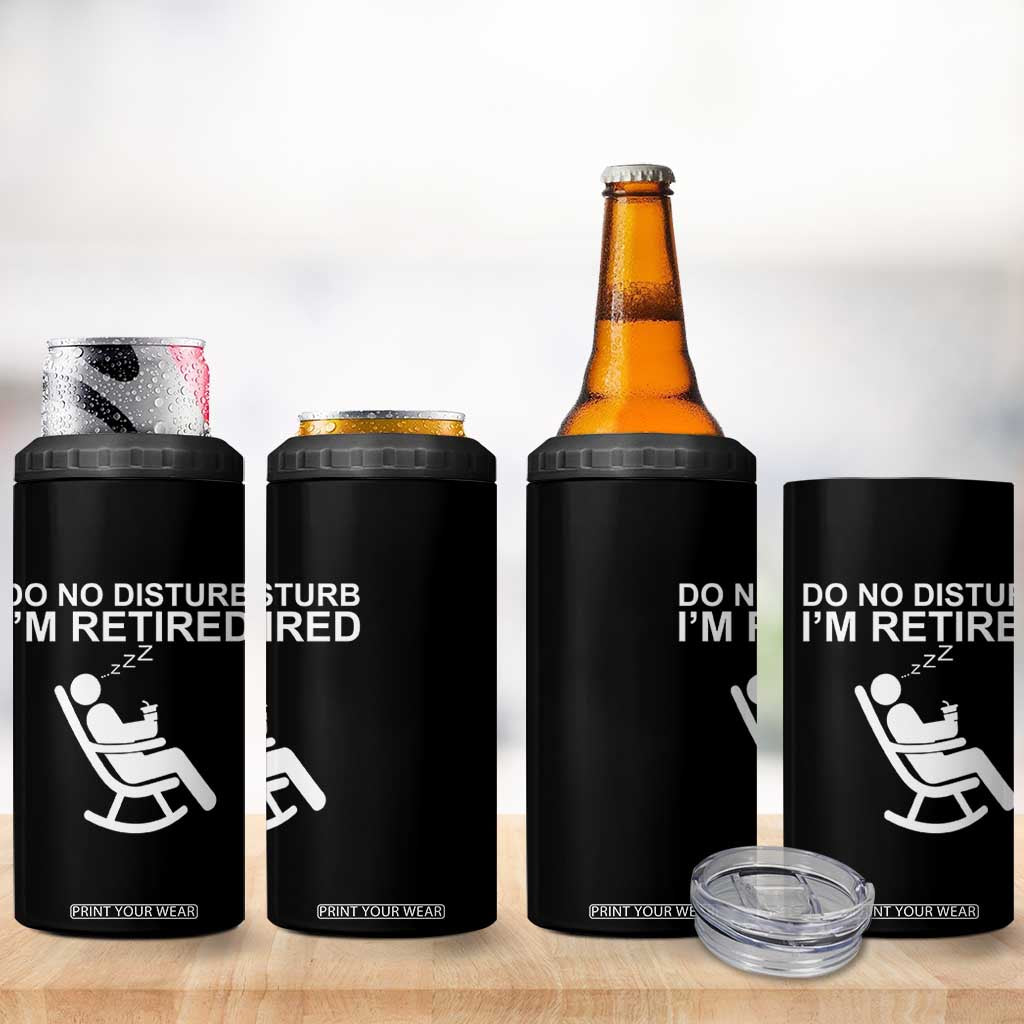 Retirement Gifts For Men 4 in 1 Can Cooler Tumbler Do Not Disturb Im Retired