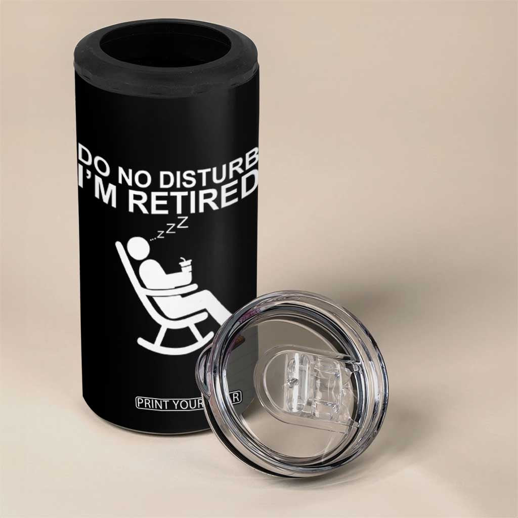 Retirement Gifts For Men 4 in 1 Can Cooler Tumbler Do Not Disturb Im Retired