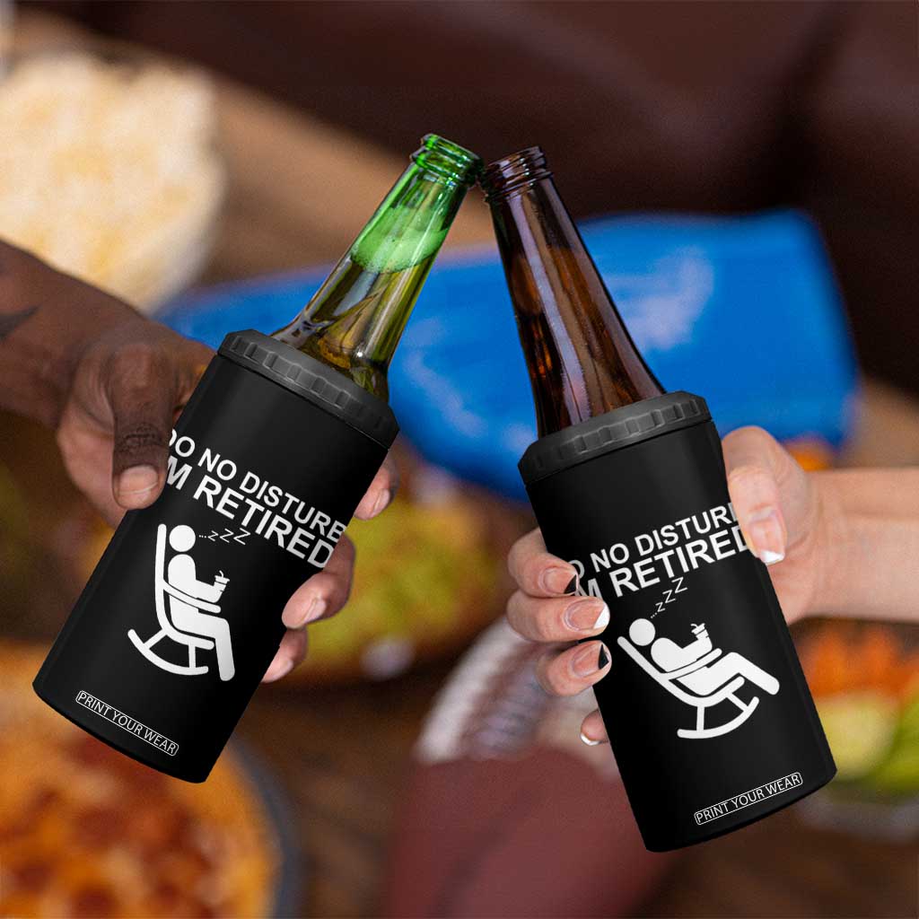 Retirement Gifts For Men 4 in 1 Can Cooler Tumbler Do Not Disturb Im Retired