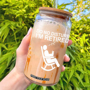 Retirement Gifts For Men Glass Can Do Not Disturb Im Retired