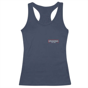 Grandma Est 2026 Racerback Tank Top First Mothers Day Grandparents Baby Announcement TS10 Navy Print Your Wear
