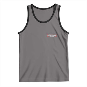 Grandma Est 2026 Tank Top First Mothers Day Grandparents Baby Announcement TS10 Deep Heather Black Print Your Wear