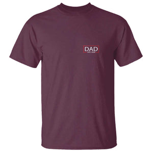 New Dad 2026 T Shirt First Fathers Day Promoted To Daddy Est 2026 TS10 Maroon Print Your Wear