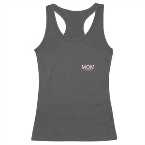 Mom Est 2026 Racerback Tank Top New Mama Pregnancy Reveal TS10 Dark Heather Print Your Wear