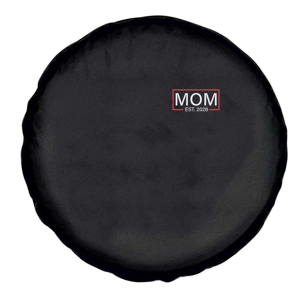 Mom Est 2026 Spare Tire Cover New Mama Pregnancy Reveal TS10 Print Your Wear