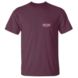 Mom Est 2026 T Shirt New Mama Pregnancy Reveal TS10 Maroon Print Your Wear