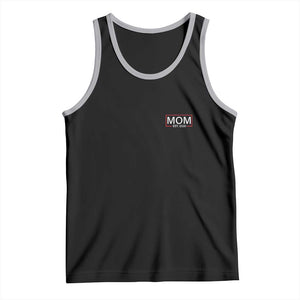 Mom Est 2026 Tank Top New Mama Pregnancy Reveal TS10 Black Athletic Heather Print Your Wear