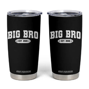 Big Bro Est 2026 Tumbler Cup Promoted To Brother Sibling Reveal TS10 Black Print Your Wear
