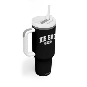 Big Bro Est 2026 Tumbler With Handle Promoted To Brother Sibling Reveal TS10 Print Your Wear