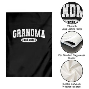 Grandma Est 2026 Garden Flag Promoted To Grandparents Mothers Day TS10 Print Your Wear