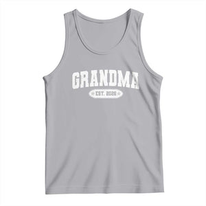 Grandma Est 2026 Tank Top Promoted To Grandparents Mothers Day TS10 Athletic Heather Print Your Wear