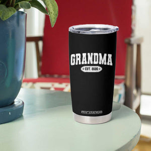 Grandma Est 2026 Tumbler Cup Promoted To Grandparents Mothers Day TS10 Print Your Wear
