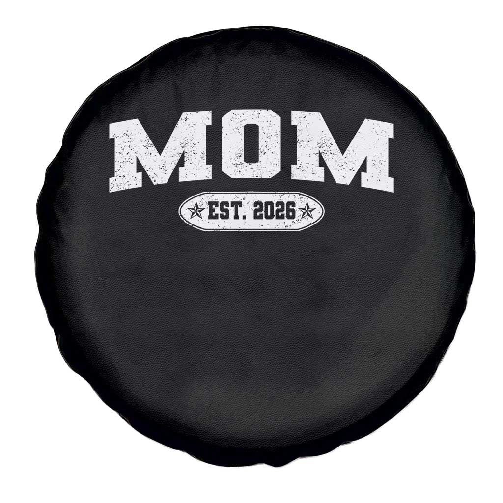 Mom Est 2026 Spare Tire Cover Promoted To Mama Baby Announcement Mothers Day TS10 Print Your Wear