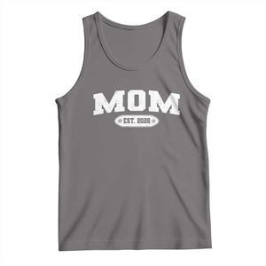 Mom Est 2026 Tank Top Promoted To Mama Baby Announcement Mothers Day TS10 Deep Heather Print Your Wear