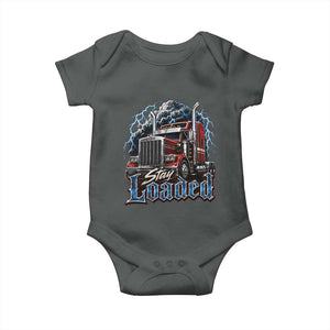 Truck Driver Baby Onesie Funny Trucker Husband Big Rig Semi Trailer Truckin