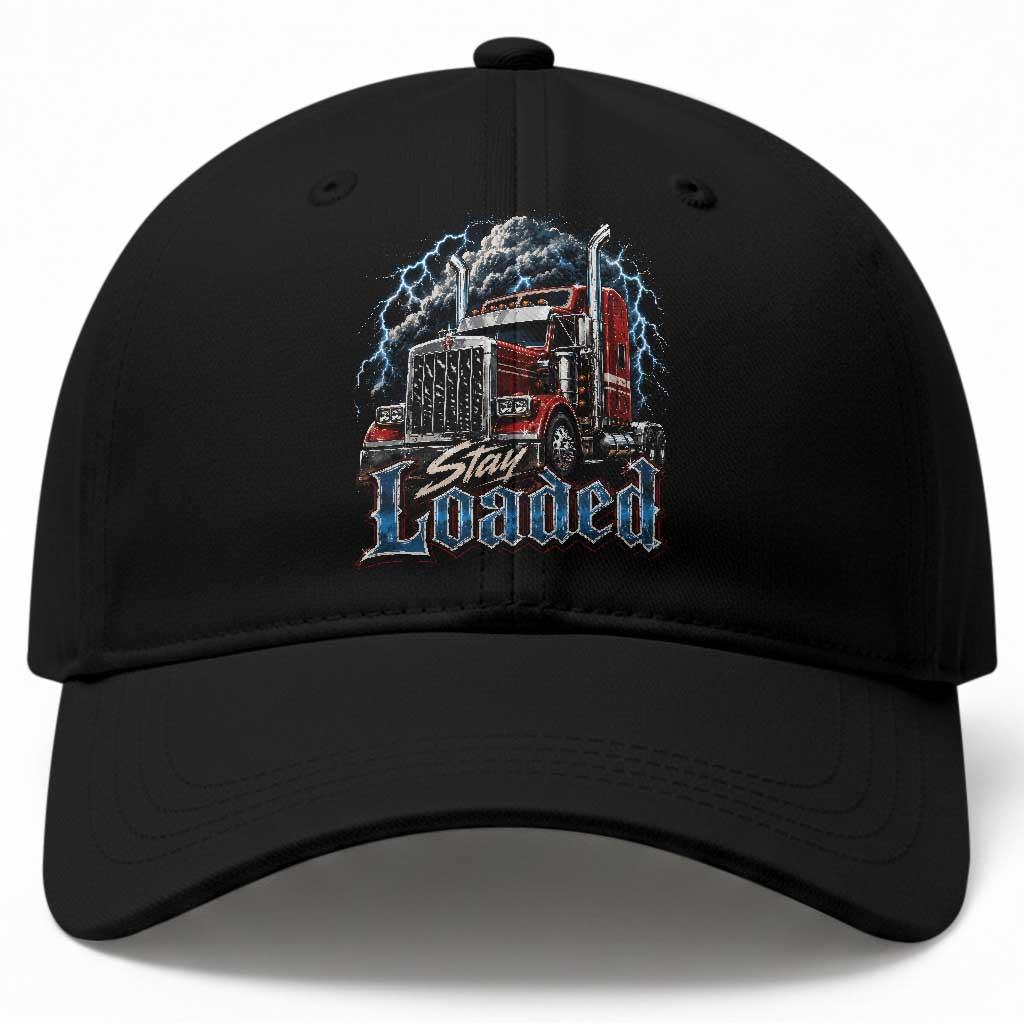 Truck Driver Baseball Cap Funny Trucker Husband Big Rig Semi Trailer Truckin TS10 Print Your Wear