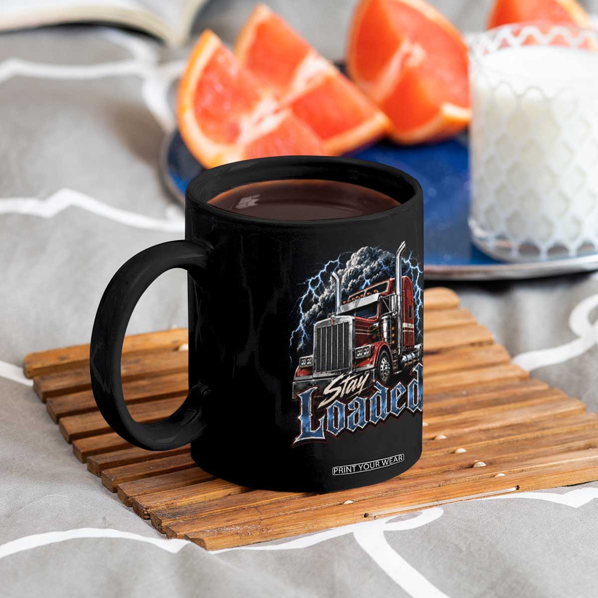 Truck Driver Coffee Mug Funny Trucker Husband Big Rig Semi Trailer Truckin