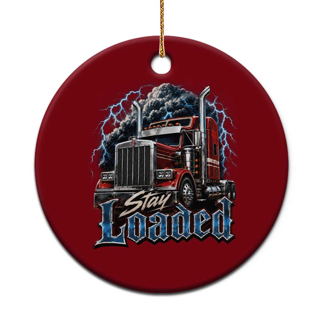 Truck Driver Ceramic Ornament Funny Trucker Husband Big Rig Semi Trailer Truckin TS10 1pc Red Print Your Wear