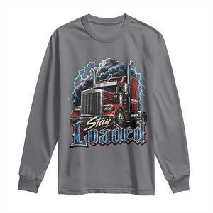 Truck Driver Long Sleeve Shirt Funny Trucker Husband Big Rig Semi Trailer Truckin