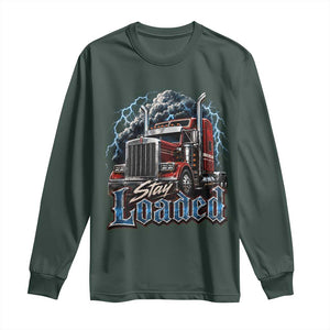 Truck Driver Long Sleeve Shirt Funny Trucker Husband Big Rig Semi Trailer Truckin