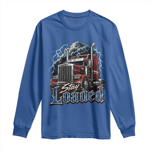 Truck Driver Long Sleeve Shirt Funny Trucker Husband Big Rig Semi Trailer Truckin