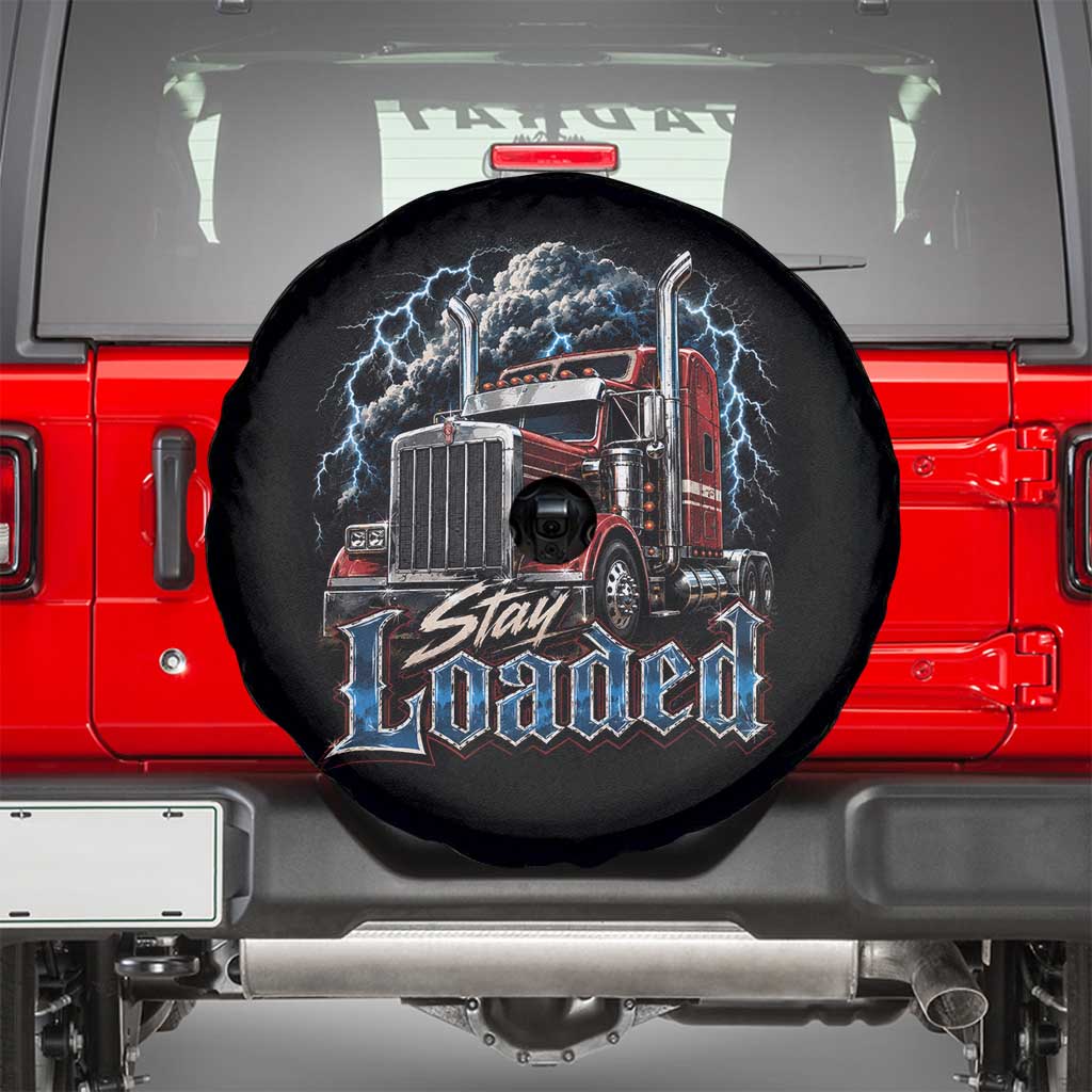 Truck Driver Spare Tire Cover Funny Trucker Husband Big Rig Semi Trailer Truckin