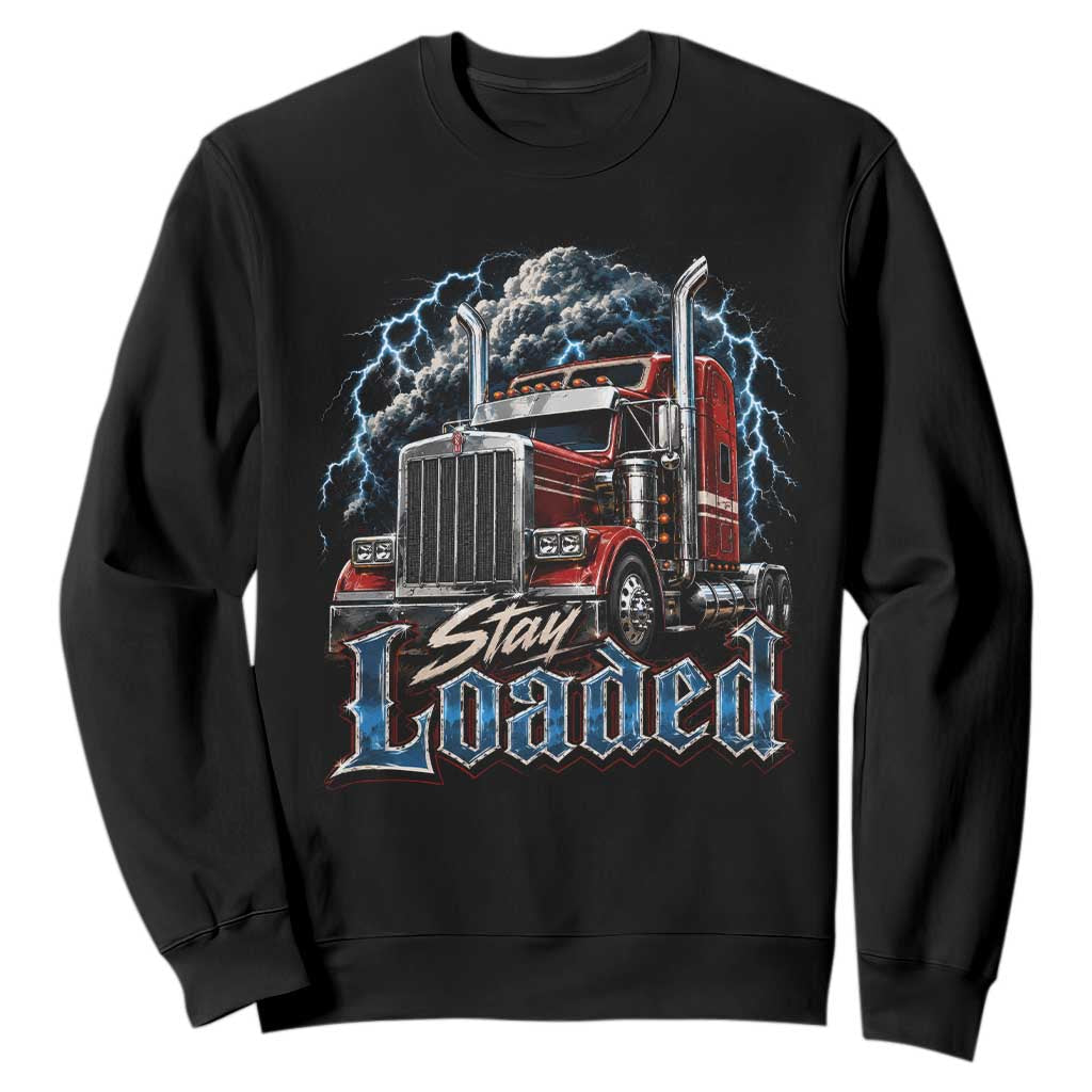 Truck Driver Sweatshirt Funny Trucker Husband Big Rig Semi Trailer Truckin