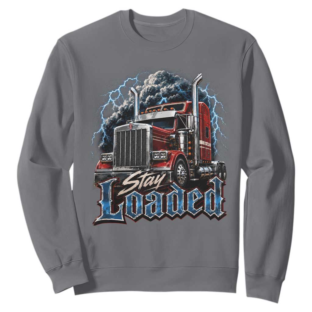 Truck Driver Sweatshirt Funny Trucker Husband Big Rig Semi Trailer Truckin