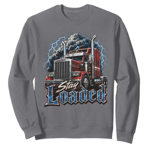 Truck Driver Sweatshirt Funny Trucker Husband Big Rig Semi Trailer Truckin